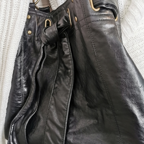 MEDIUM THYME KNIT SWEATER WITH PURSE EUC - Picture 8 of 11